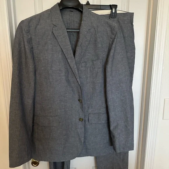 J.Crew Ludlow Slim Fit Chambray Suit